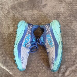 Hoka Women's Running Shoes - Aqua and Periwinkle
